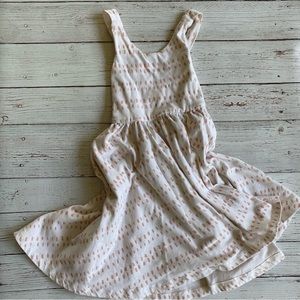 Alice + Ames Blush Dash Pinafore